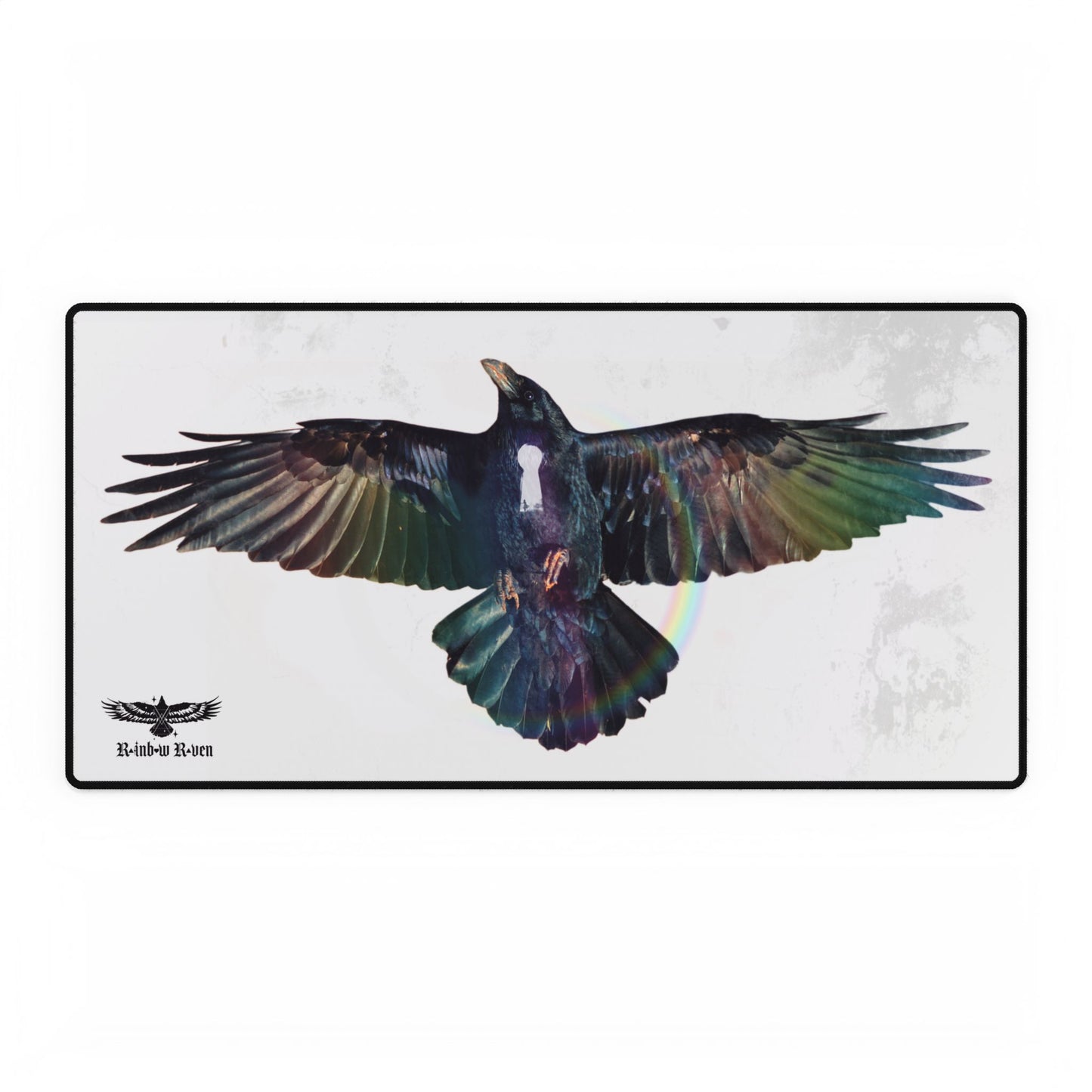 Rainbow Raven Desk Mats