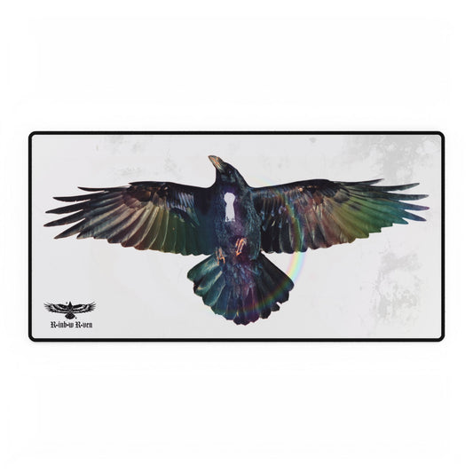 Rainbow Raven Desk Mats