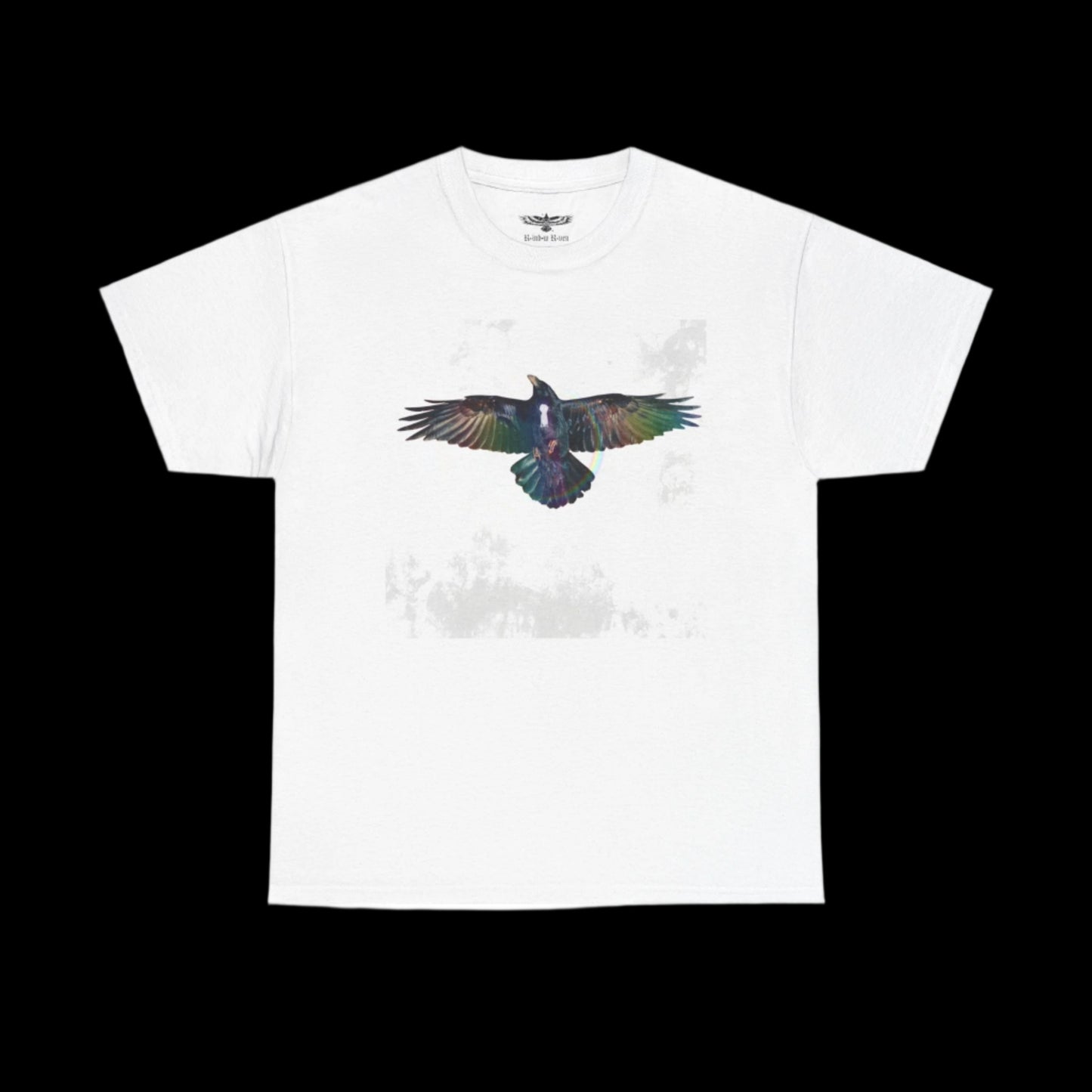 Rainbow Raven Unisex Cotton Tee