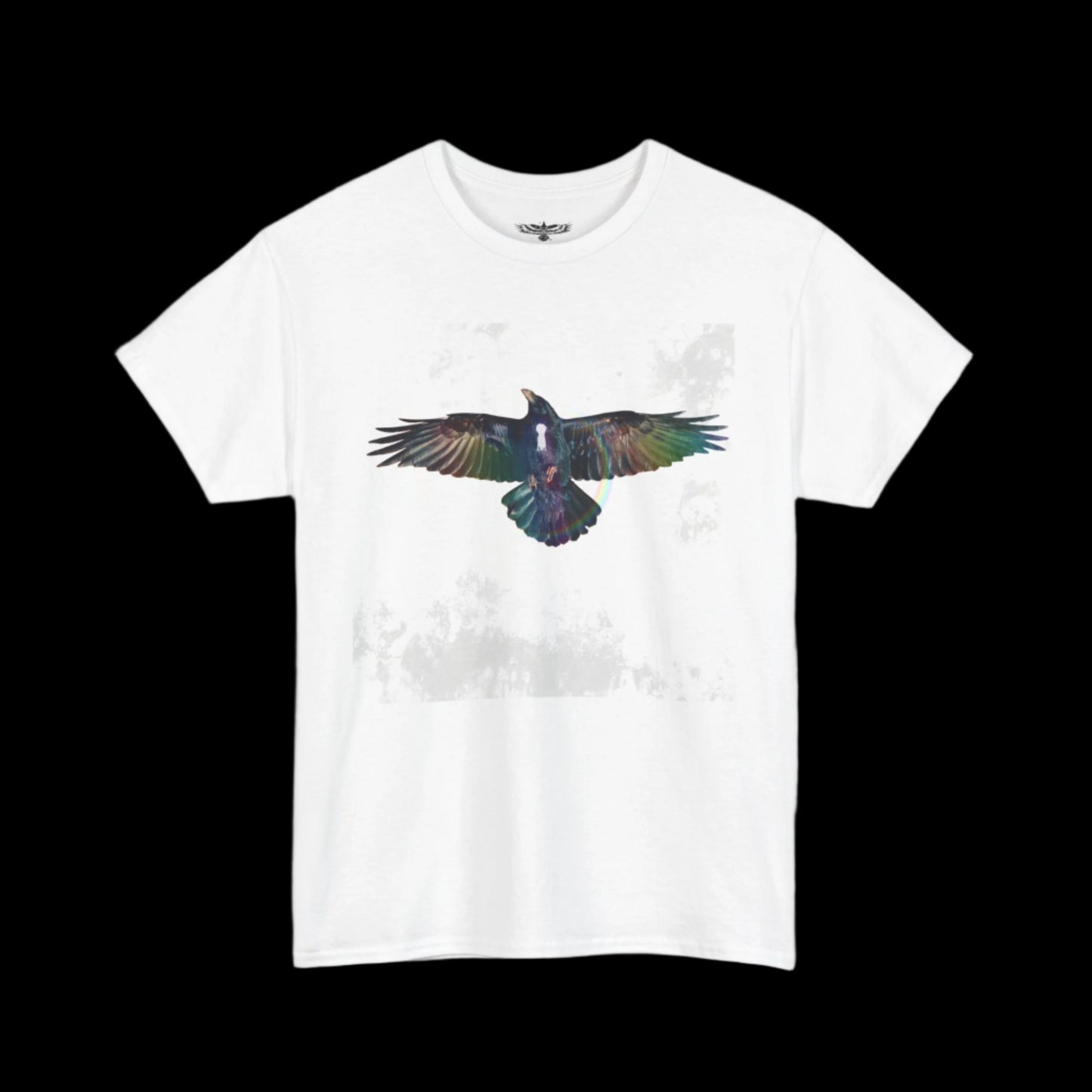 Rainbow Raven Unisex Cotton Tee